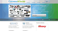 Desktop Screenshot of convexusmedia.pe